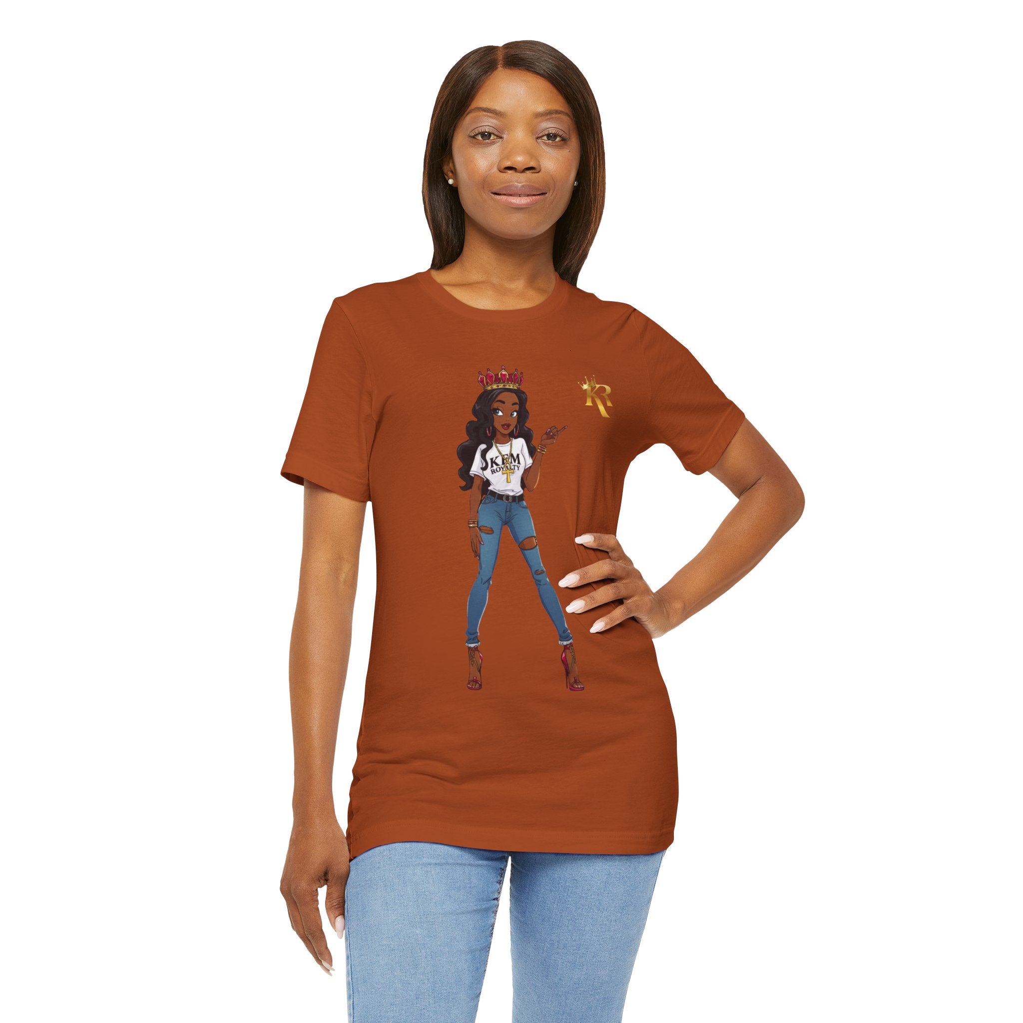Women Stylish Queen T-Shirt, Cute Gift for Women