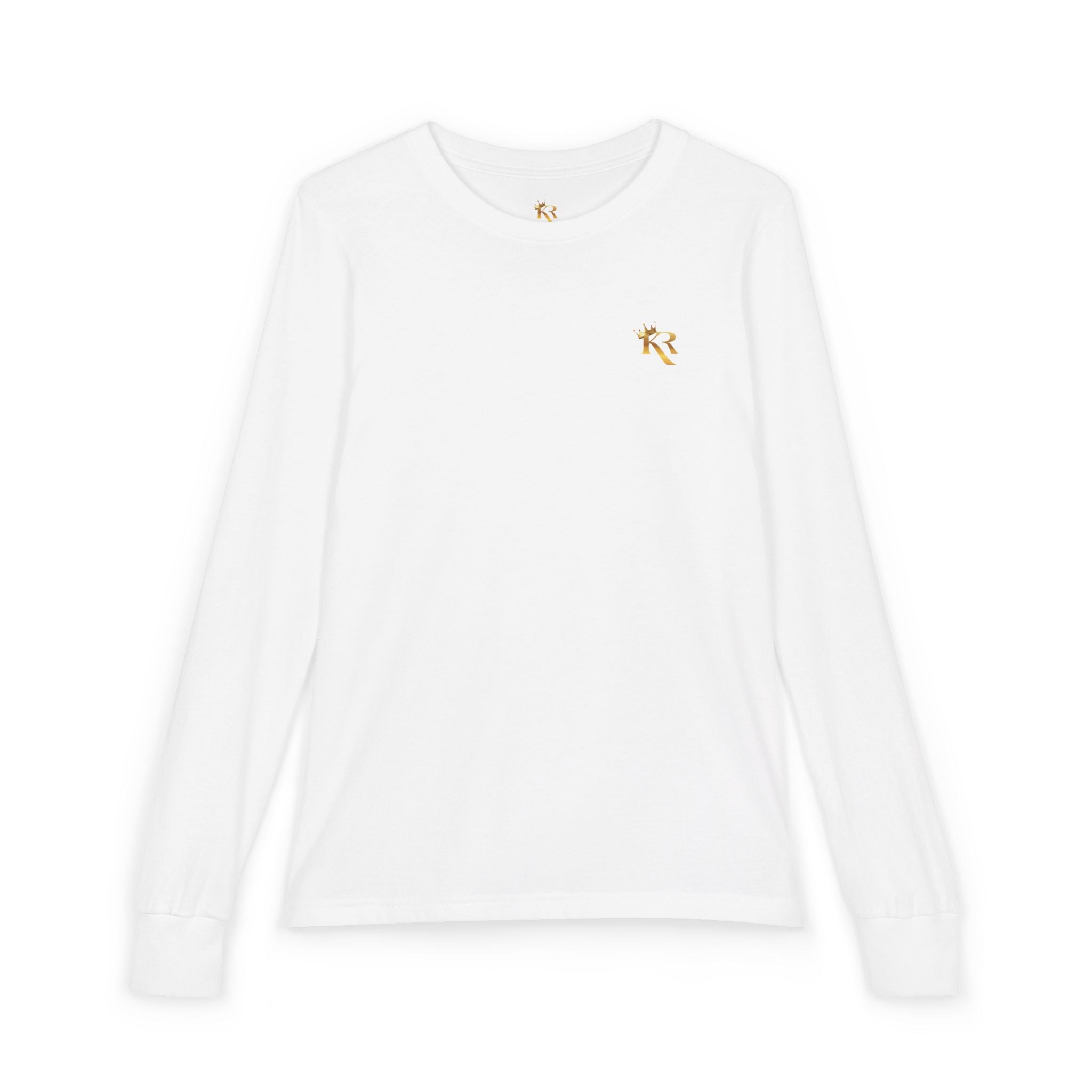 Boys & Girls Youth Logo KEM ROYALTY Jersey Long Sleeve Tee, Gift For Youth Boys & Girls