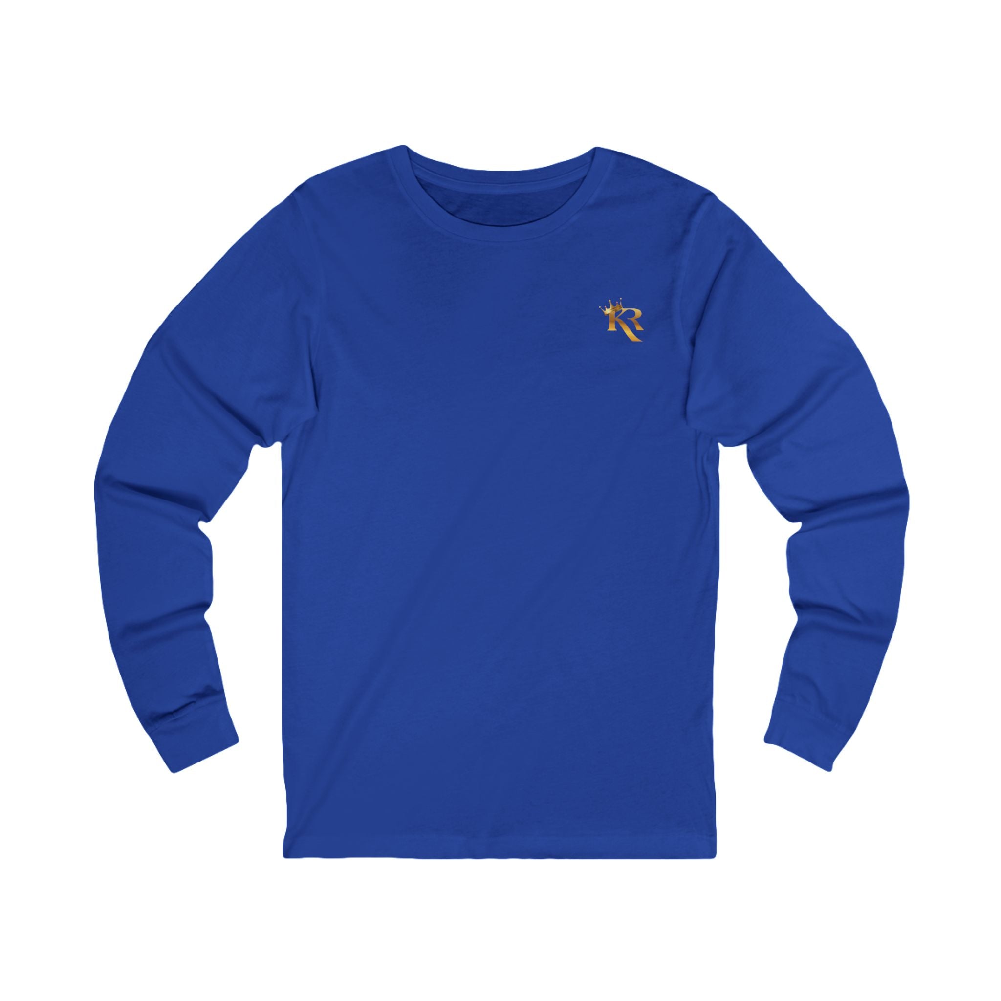 Adult Unisex Logo KEM ROYALTY Jersey Long Sleeve Tee, Gift For Men & Women