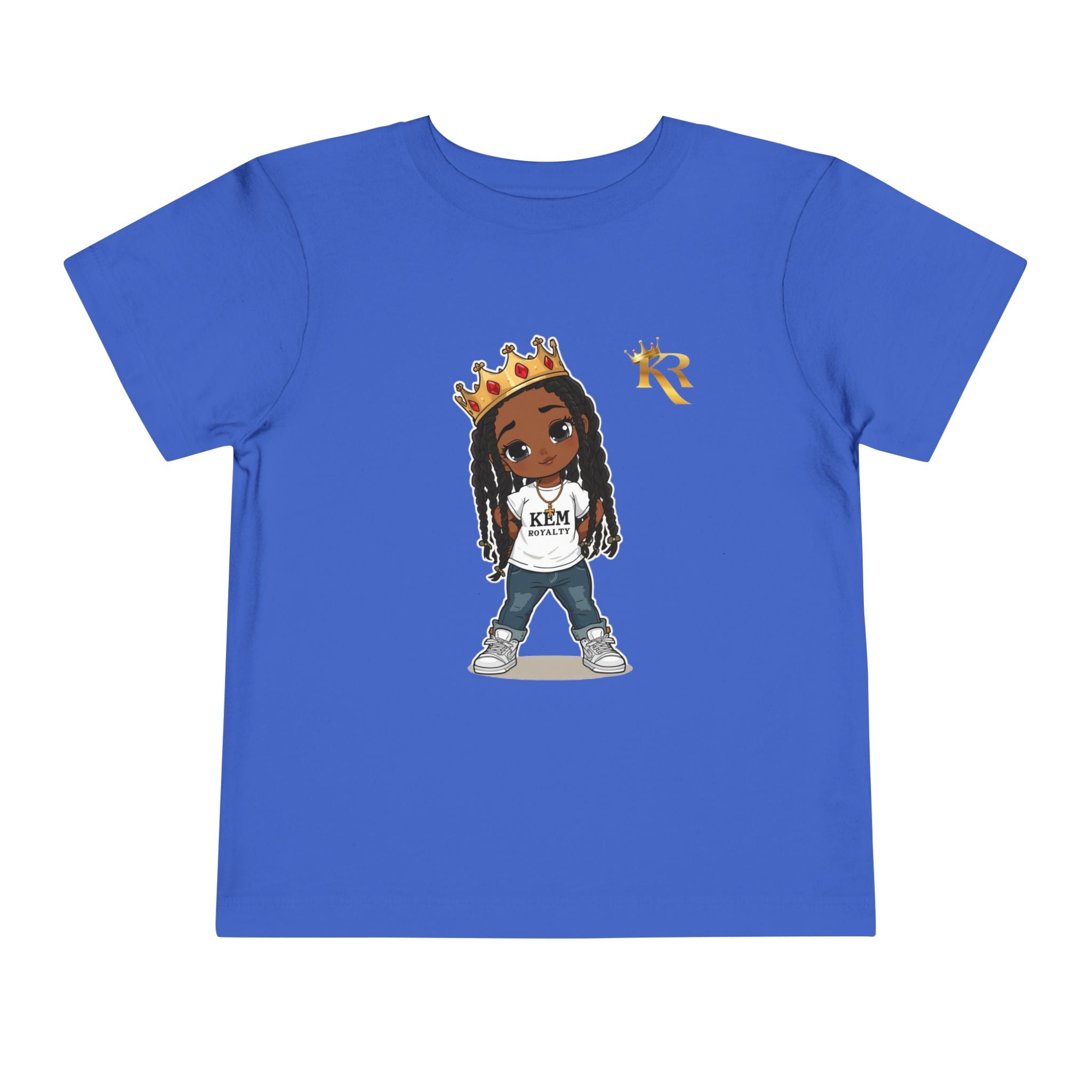 Toddler Girls Stylish Queen T-shirt, Cute Gift For Toddler Girls
