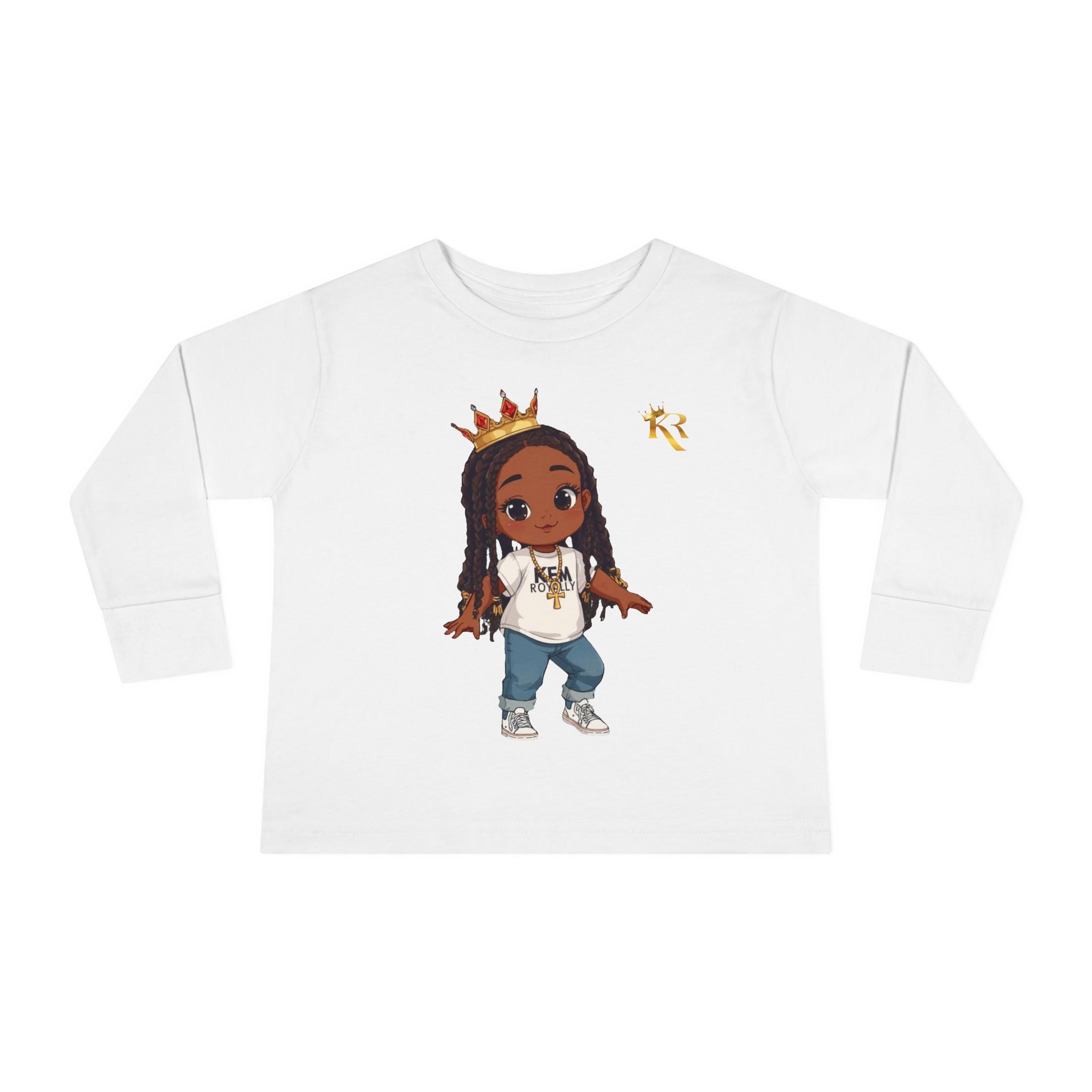Toddler Girls Long Sleeve Tee, Gift For Toddler Girls