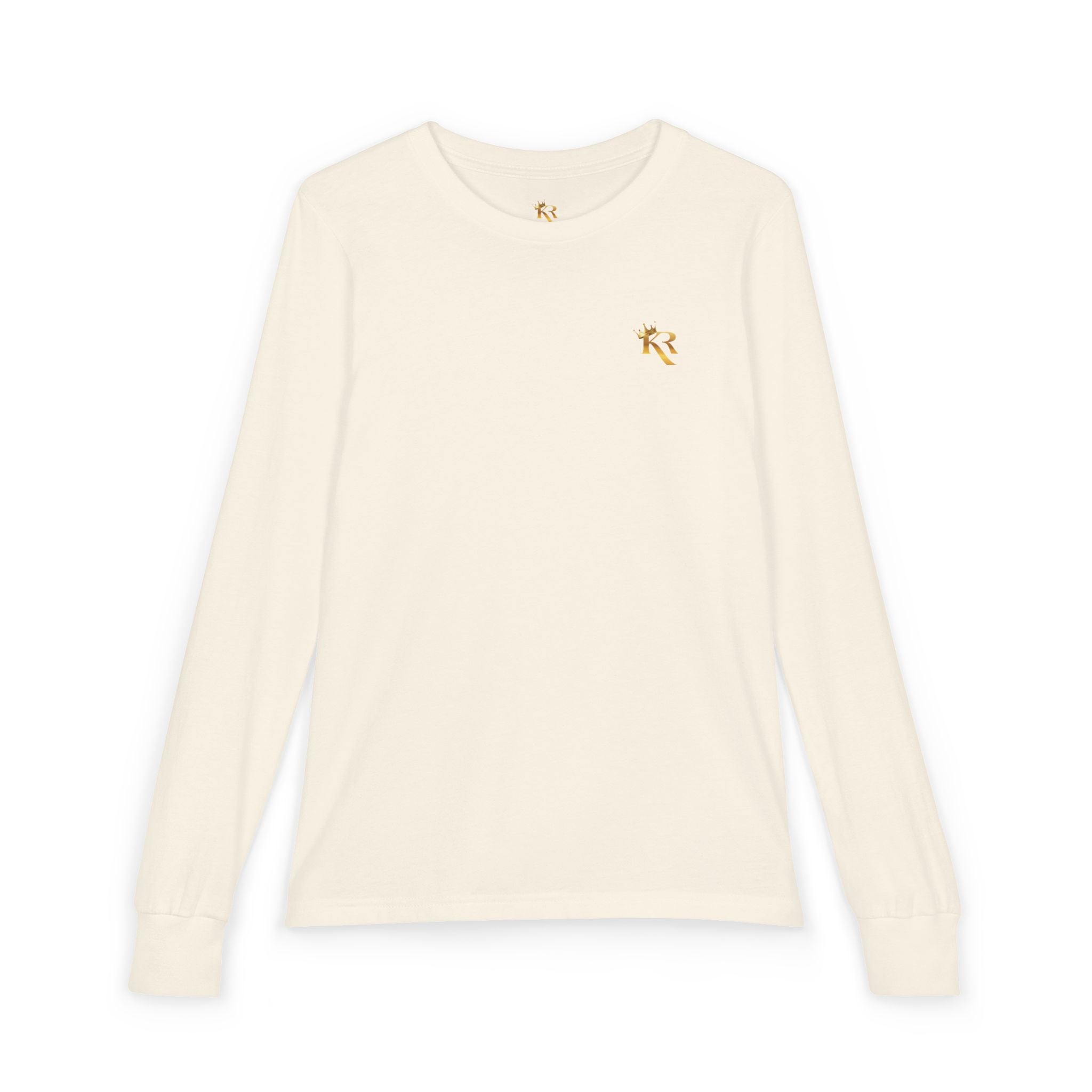 Boys & Girls Youth Logo KEM ROYALTY Jersey Long Sleeve Tee, Gift For Youth Boys & Girls