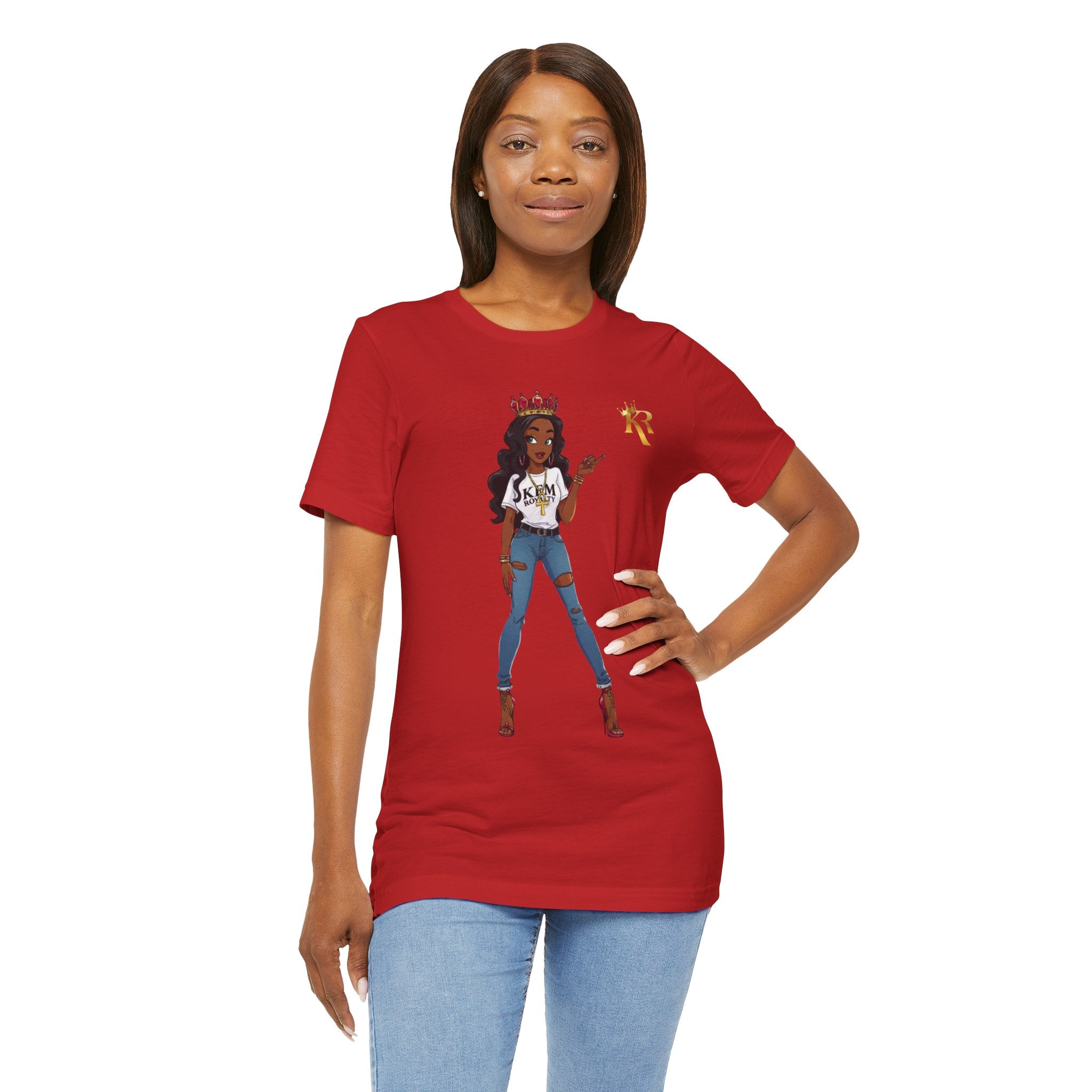 Women Stylish Queen T-Shirt, Cute Gift for Women