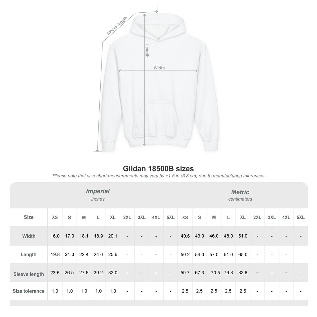 Little Girls Youth Heavy Blend Hooded Sweatshirt, Gift For Youth Girls