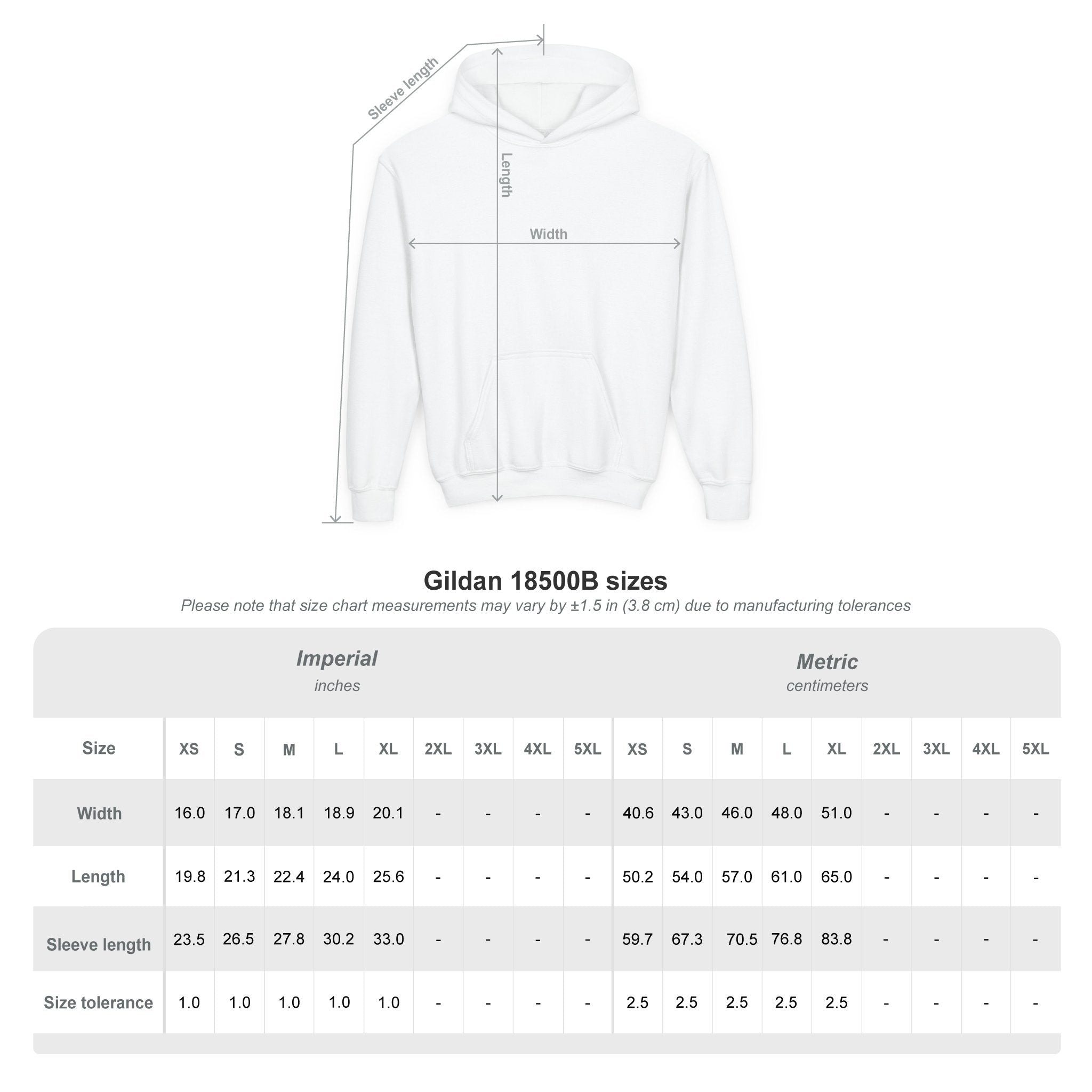 Little Girls Youth Heavy Blend Hooded Sweatshirt, Gift For Youth Girls