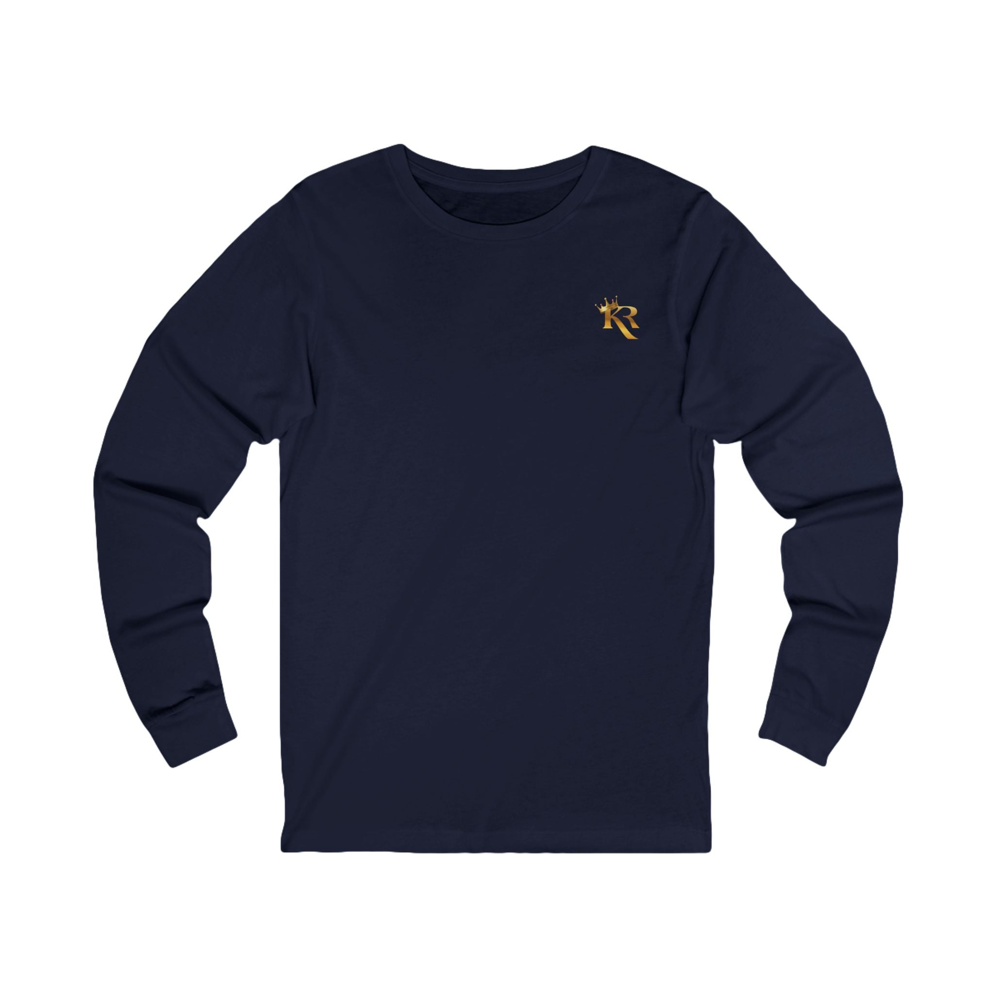 Adult Unisex Logo KEM ROYALTY Jersey Long Sleeve Tee, Gift For Men & Women