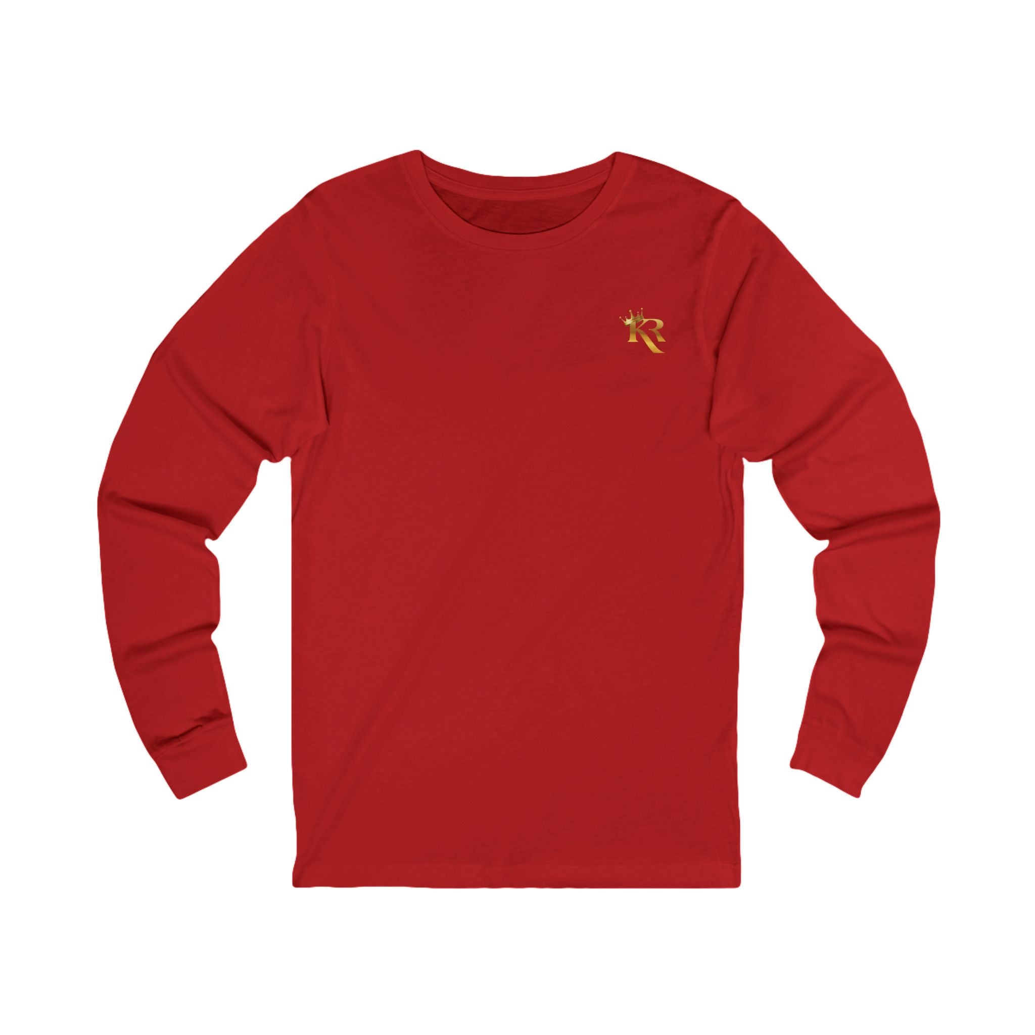 Adult Unisex Logo KEM ROYALTY Jersey Long Sleeve Tee, Gift For Men & Women