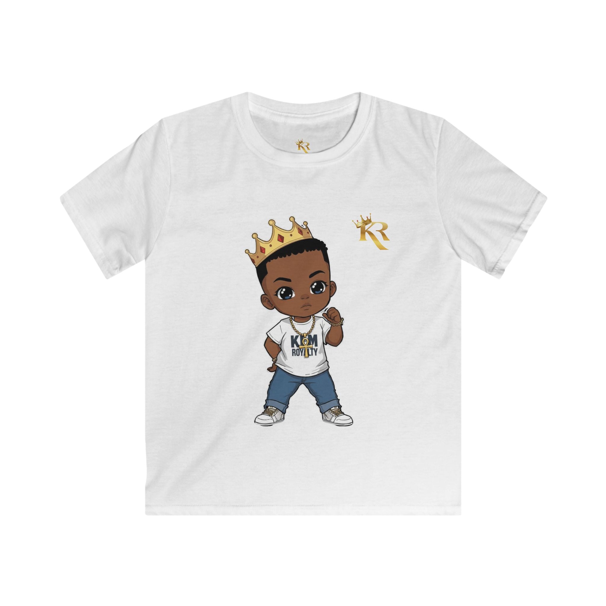 Boy's Stylish King T-shirt, Gift for Boys