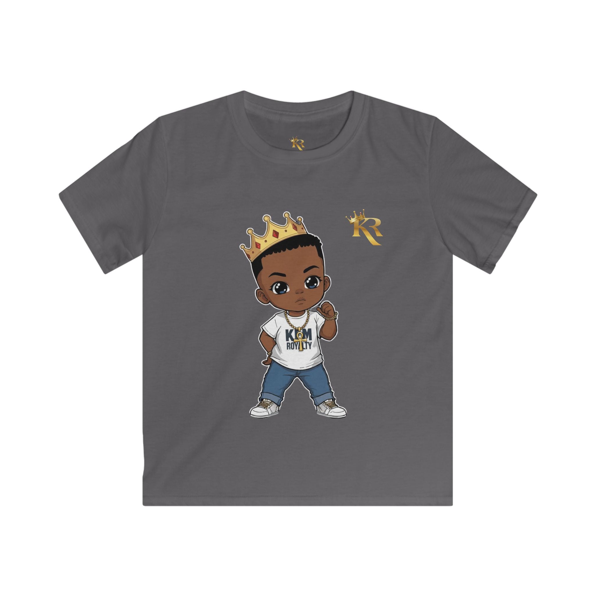 Boy's Stylish King T-shirt, Gift for Boys