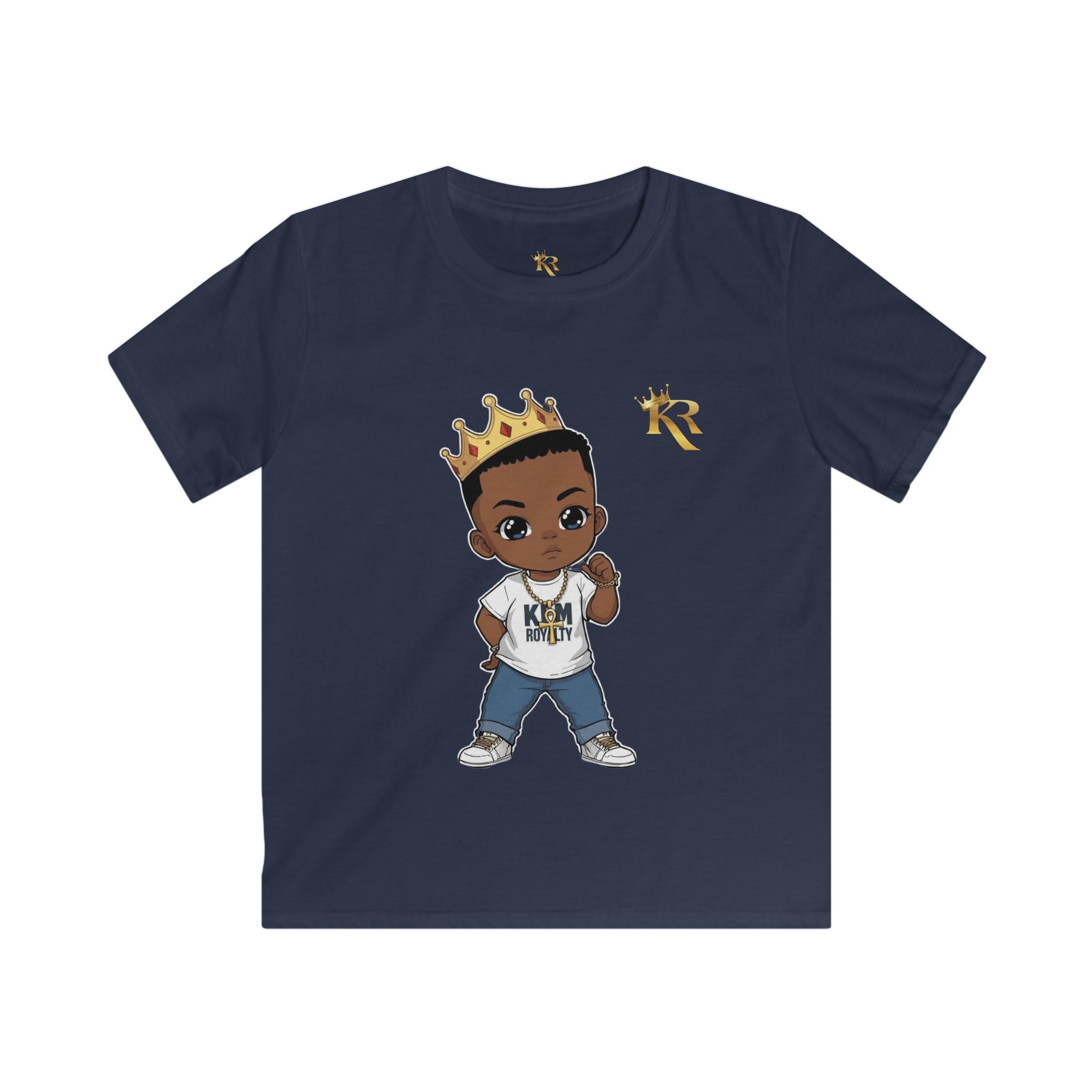 Boy's Stylish King T-shirt, Gift for Boys