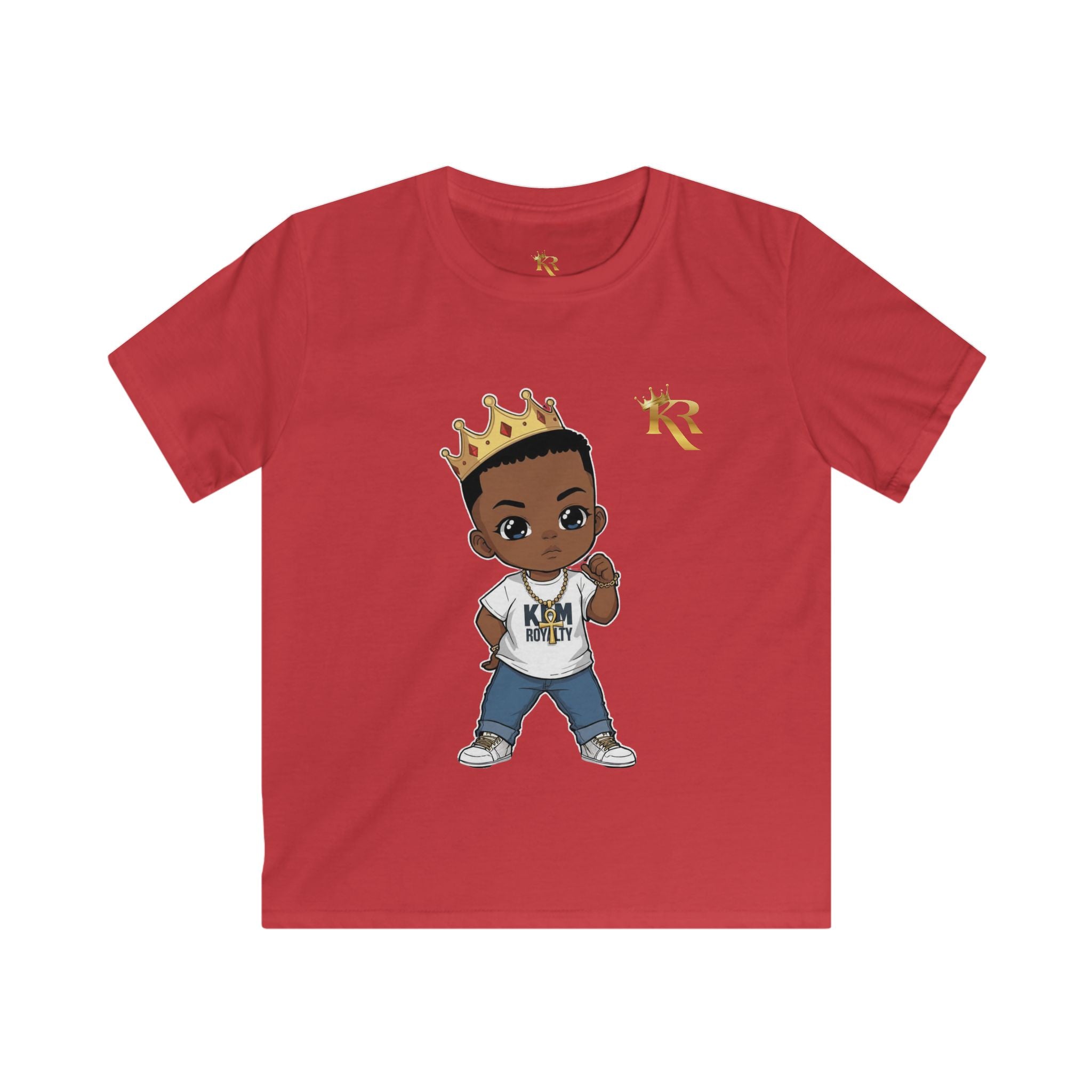 Boy's Stylish King T-shirt, Gift for Boys