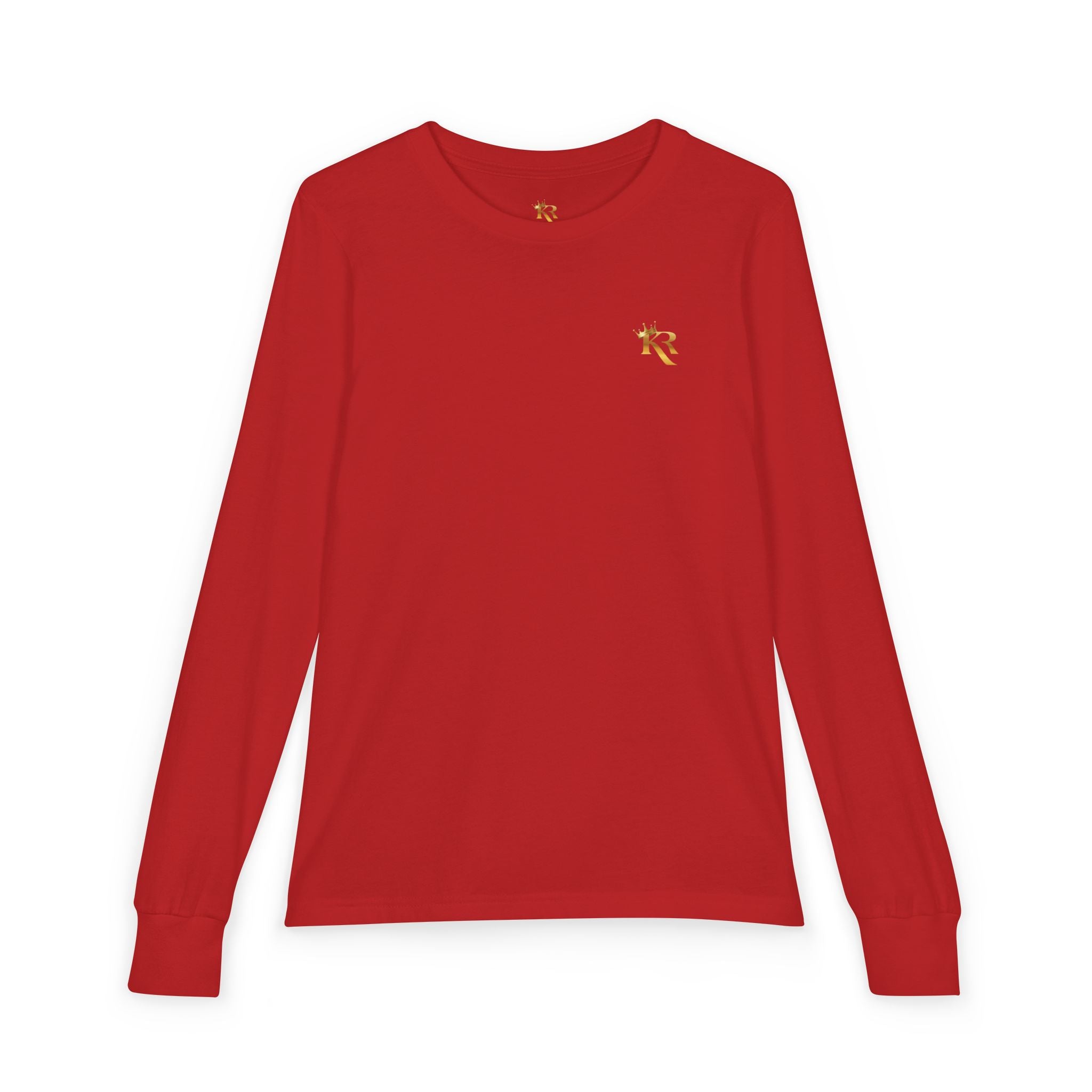 Boys & Girls Youth Logo KEM ROYALTY Jersey Long Sleeve Tee, Gift For Youth Boys & Girls