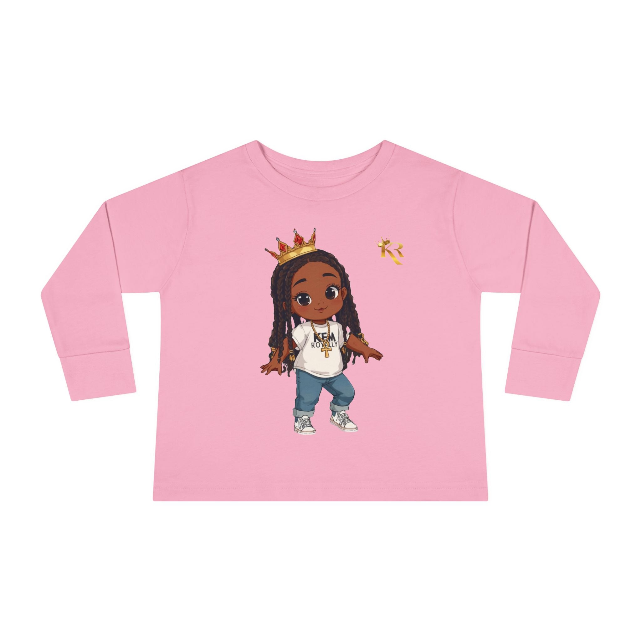 Toddler Girls Long Sleeve Tee, Gift For Toddler Girls