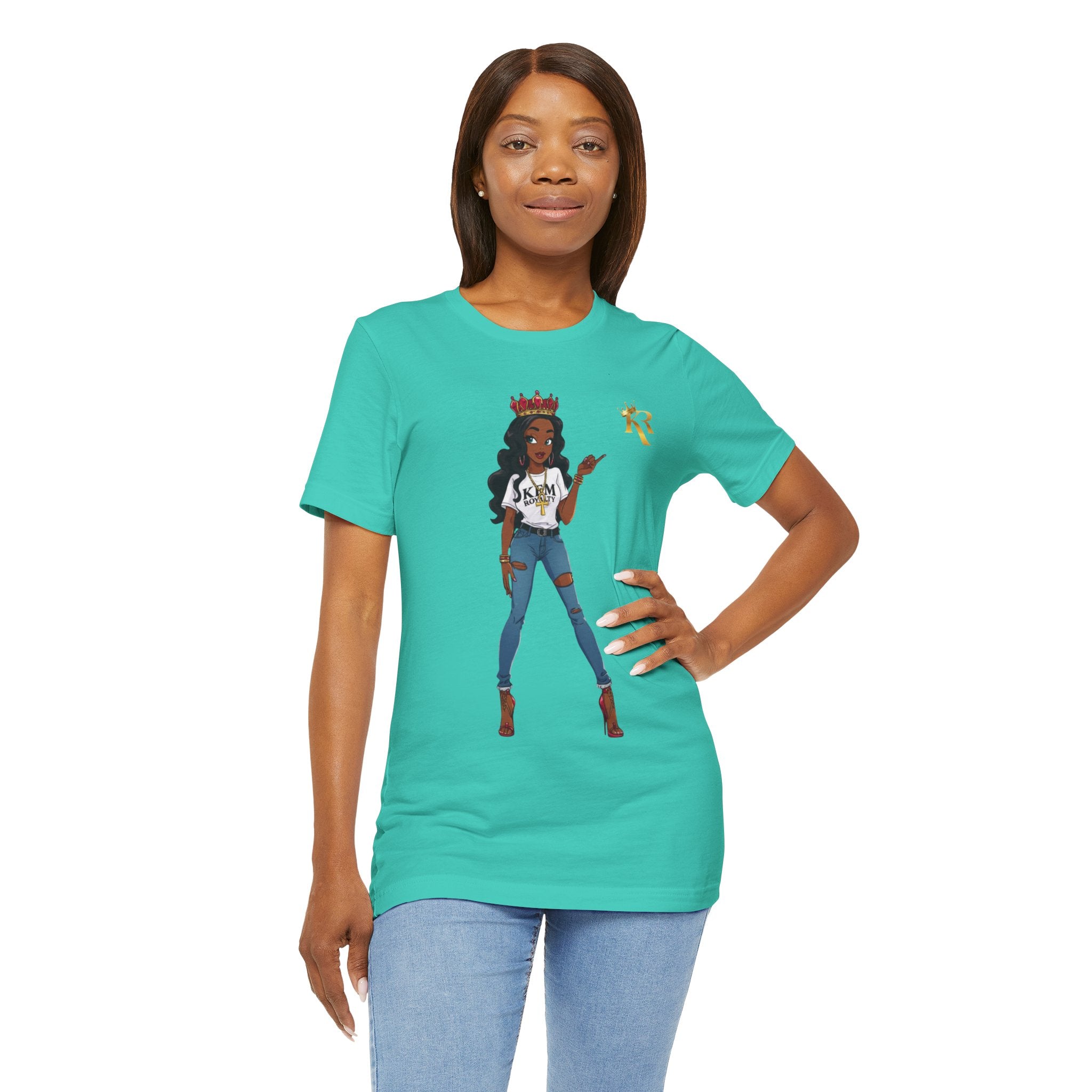 Women Stylish Queen T-Shirt, Cute Gift for Women