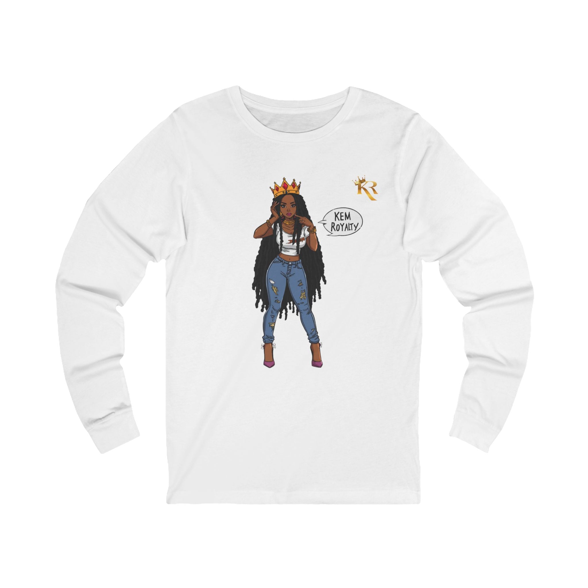 Women Jersey Long Sleeve Tee, Gift For Women