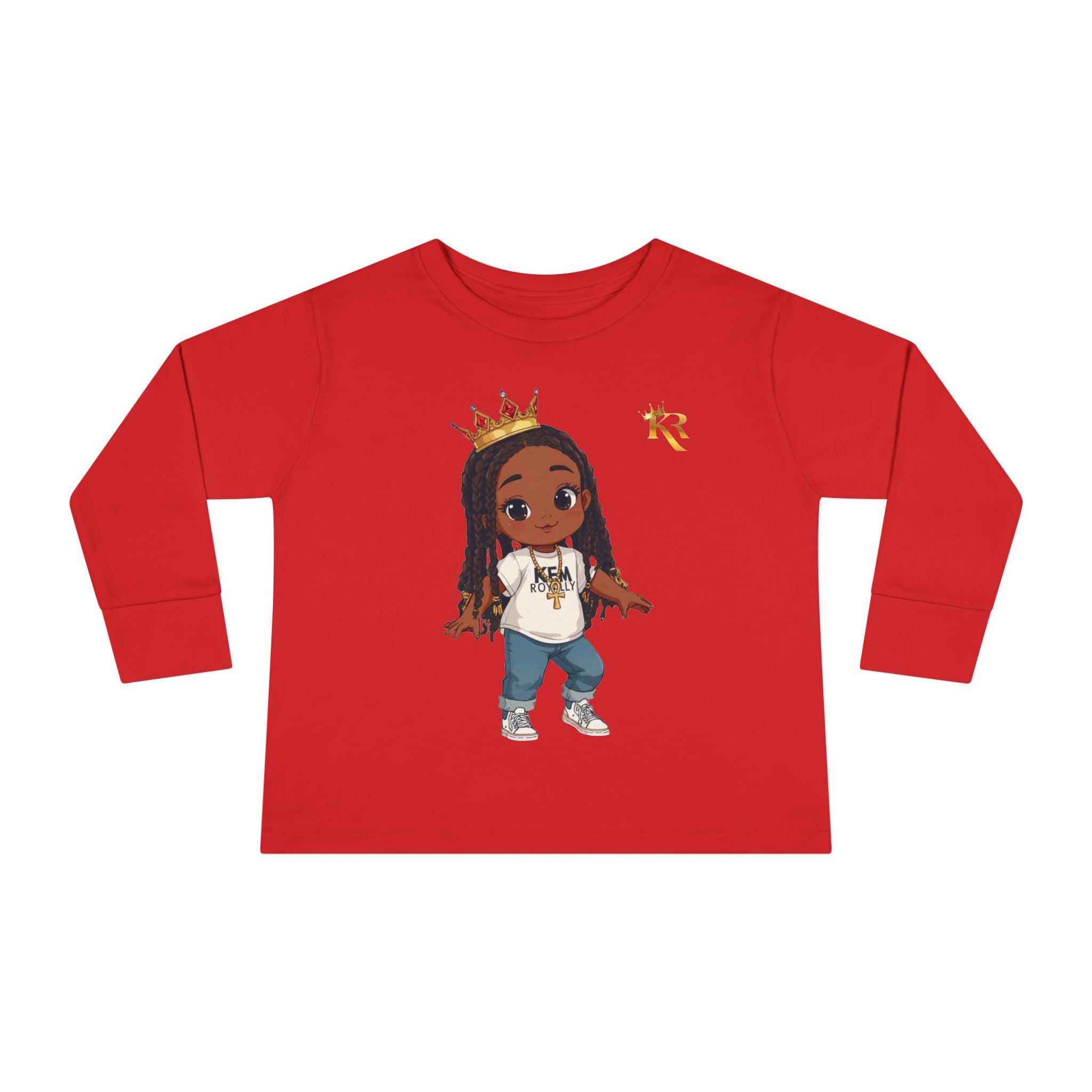 Toddler Girls Long Sleeve Tee, Gift For Toddler Girls