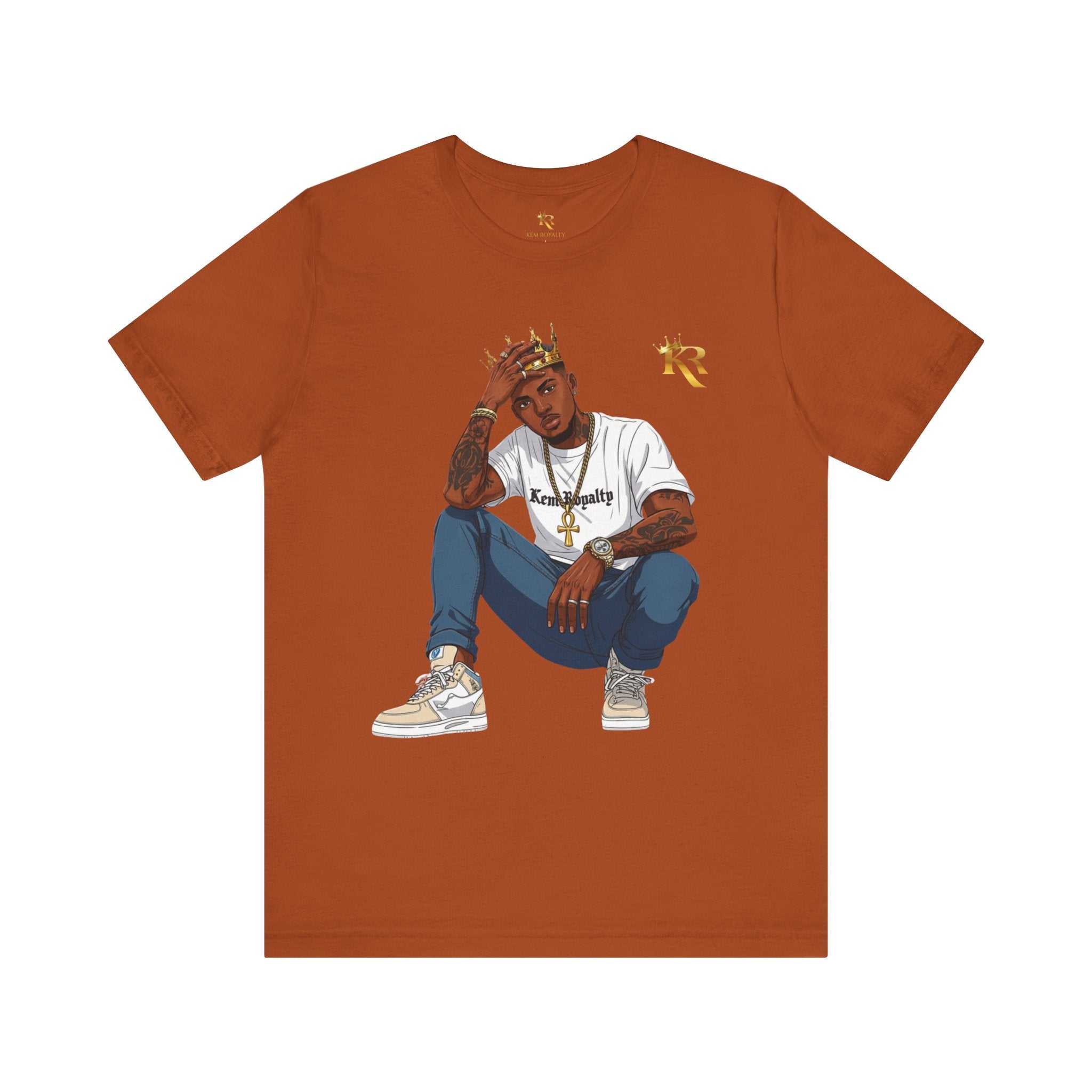 Men's Stylish King T-shirt, Gift for Men